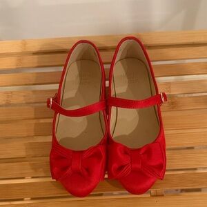Janie and Jack Satin Bow Ballet Flat